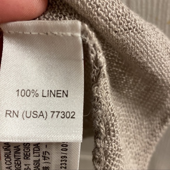 100% linen cardigan cape. Super soft - Picture 4 of 11